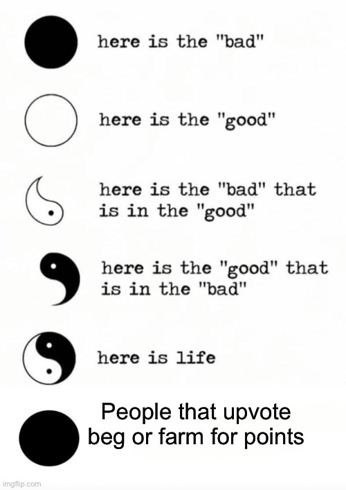 People that upvote beg or farm for points | made w/ Imgflip meme maker
