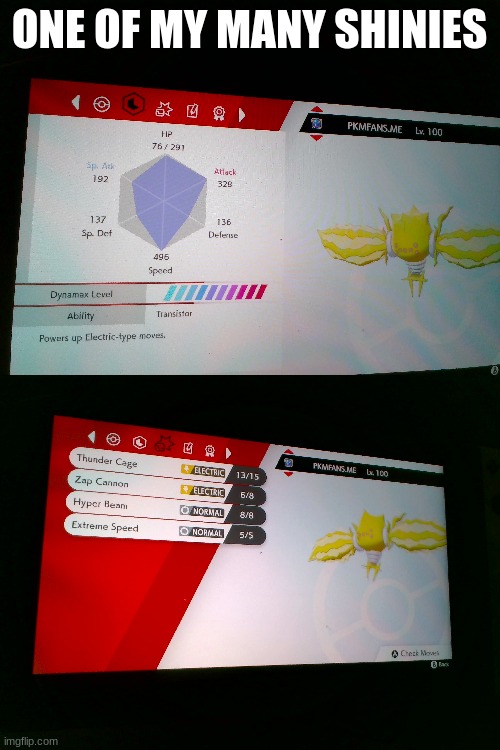 ONE OF MY MANY SHINIES | made w/ Imgflip meme maker