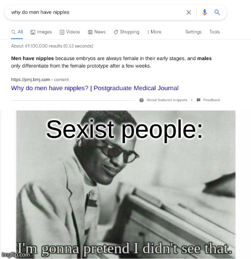 Well.. | Sexist people: | image tagged in im gonna pretend i didnt see that | made w/ Imgflip meme maker
