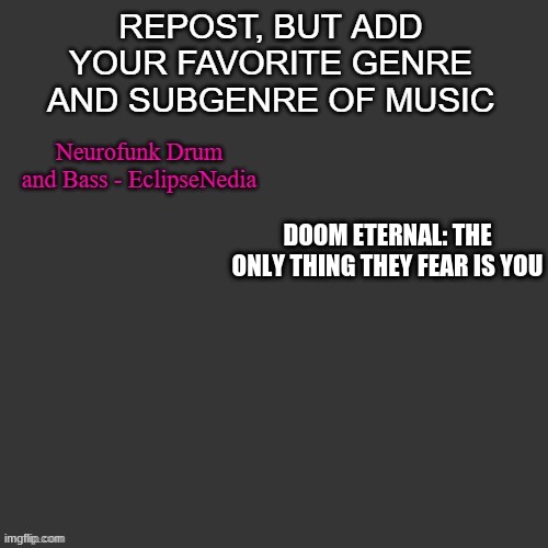 JAMMIN | DOOM ETERNAL: THE ONLY THING THEY FEAR IS YOU | made w/ Imgflip meme maker