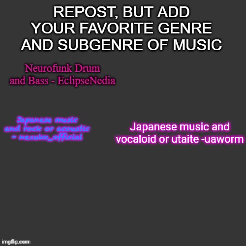 Acoustic is calming y’know | Japanese music and rock or acoustic - nezuko_official | made w/ Imgflip meme maker