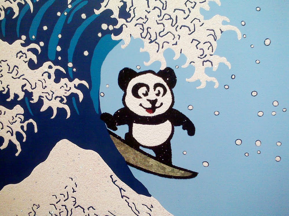 High Quality SURF PANDA Blank Meme Template