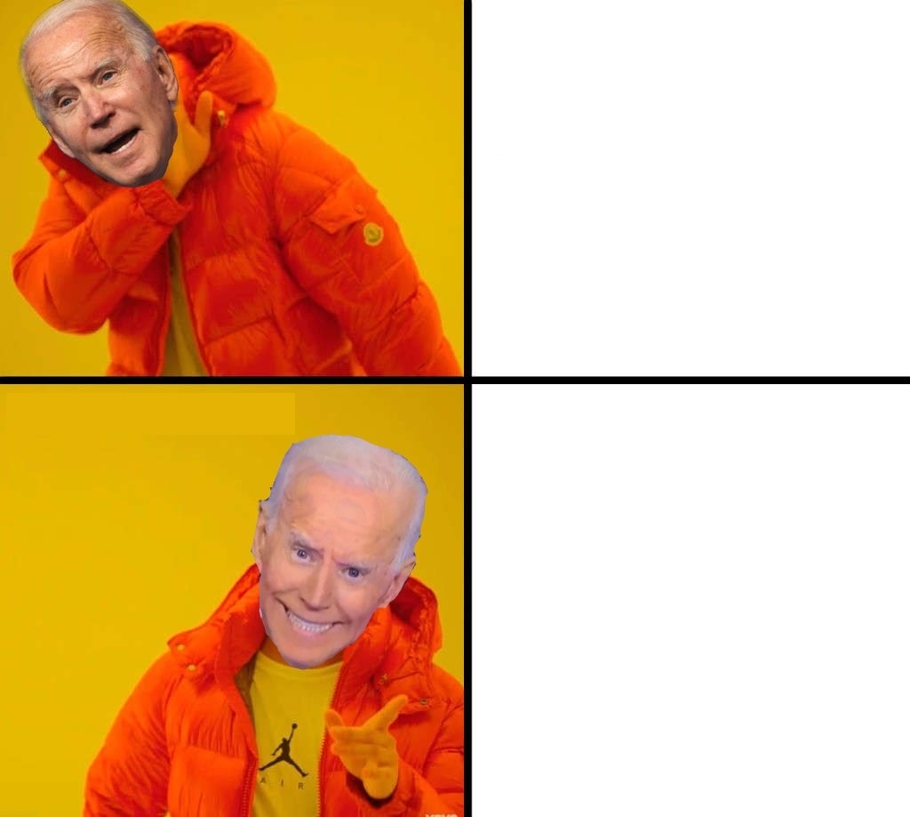 Biden Drake Blank Meme Template