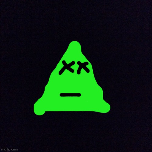 Lime the Triangle Death Screen for FNF | image tagged in black screen | made w/ Imgflip meme maker