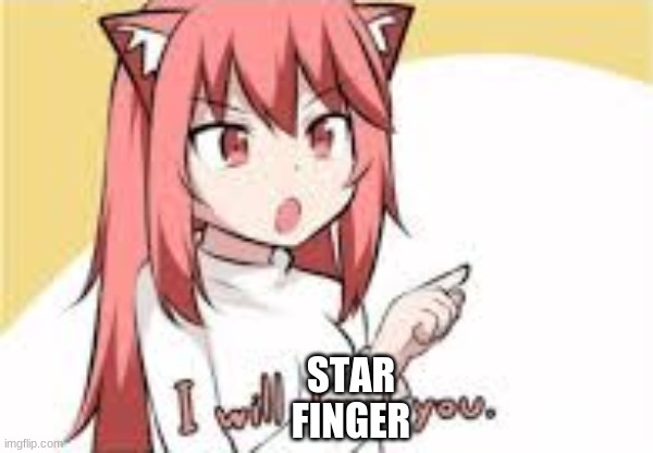 I Will Lewd You | STAR FINGER | image tagged in i will lewd you | made w/ Imgflip meme maker