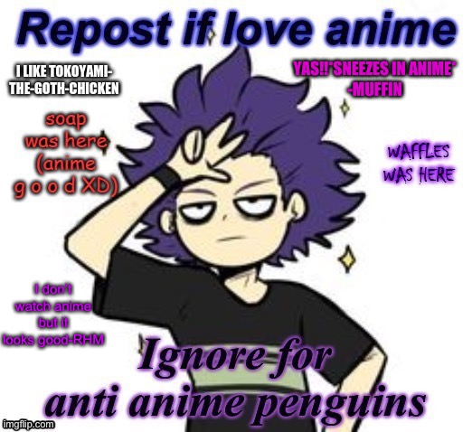 I don’t watch anime but it looks good-RHM | made w/ Imgflip meme maker