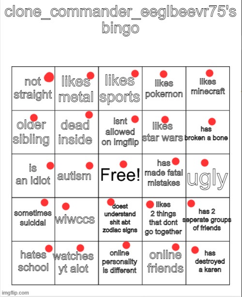 BINGO! - Imgflip