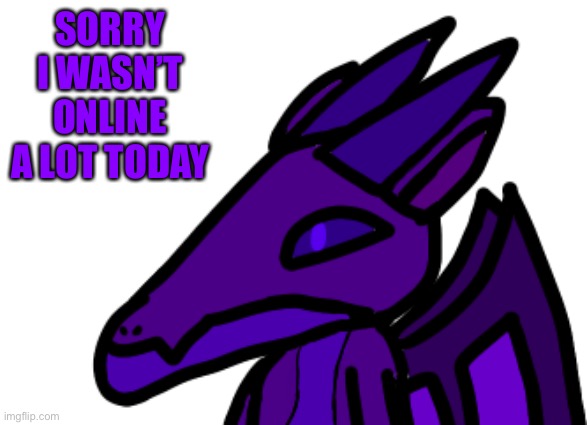 Then again, since when am I online a lot during the day? | SORRY I WASN’T ONLINE A LOT TODAY | made w/ Imgflip meme maker