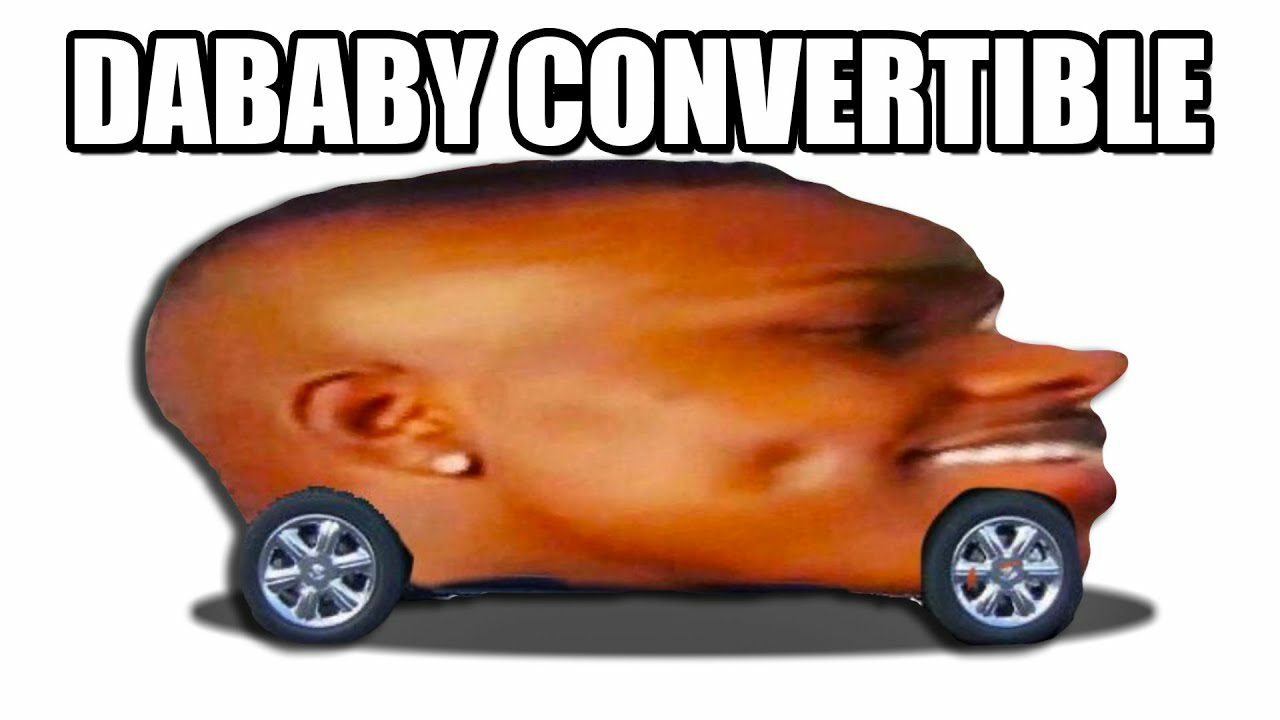 High Quality DaBaby Convertible Blank Meme Template