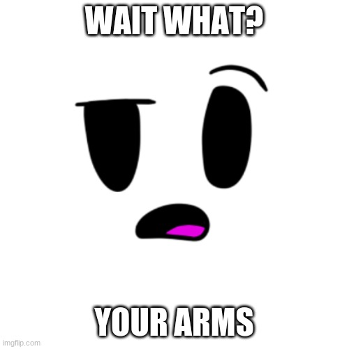WAIT WHAT? YOUR ARMS | made w/ Imgflip meme maker