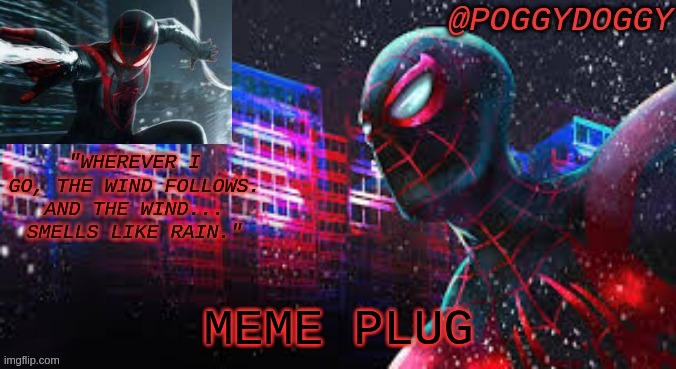 Poggydoggy temp | MEME PLUG | image tagged in poggydoggy temp | made w/ Imgflip meme maker