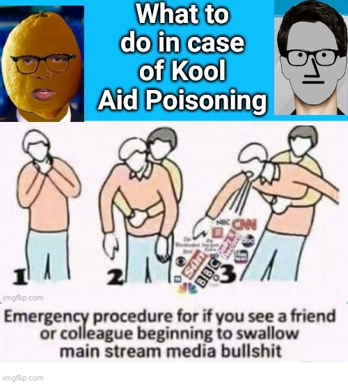 Kool Aid Poisoning | image tagged in blank white template | made w/ Imgflip meme maker