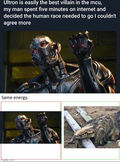 Also, apparently they found a way to kill SCP 682, I’m sad now | image tagged in same energy | made w/ Imgflip meme maker