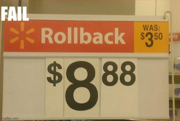 Time to get it while it's on sale... | image tagged in you had one job | made w/ Imgflip meme maker