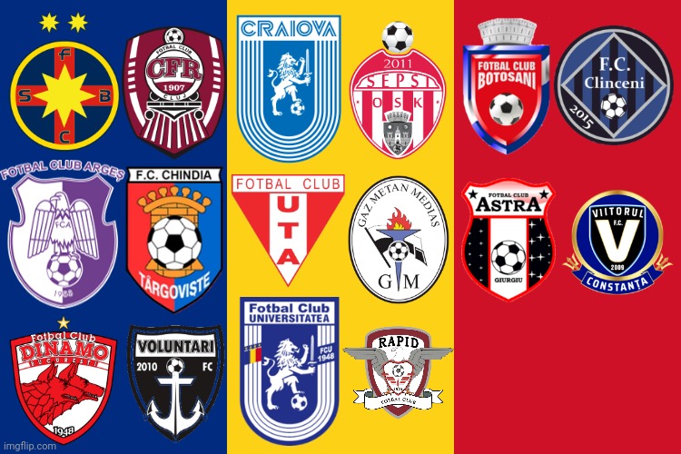 Liga 1 Romania 2021-2022 season | image tagged in memes,fotbal,liga 1,fcsb,cfr cluj,craiova | made w/ Imgflip meme maker