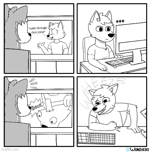 So relatable | image tagged in furry,go to horny jail | made w/ Imgflip meme maker