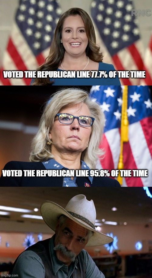 They'd rather have the Big Lie than Real Facts. | VOTED THE REPUBLICAN LINE 77.7% OF THE TIME; VOTED THE REPUBLICAN LINE 95.8% OF THE TIME | image tagged in special stupid | made w/ Imgflip meme maker