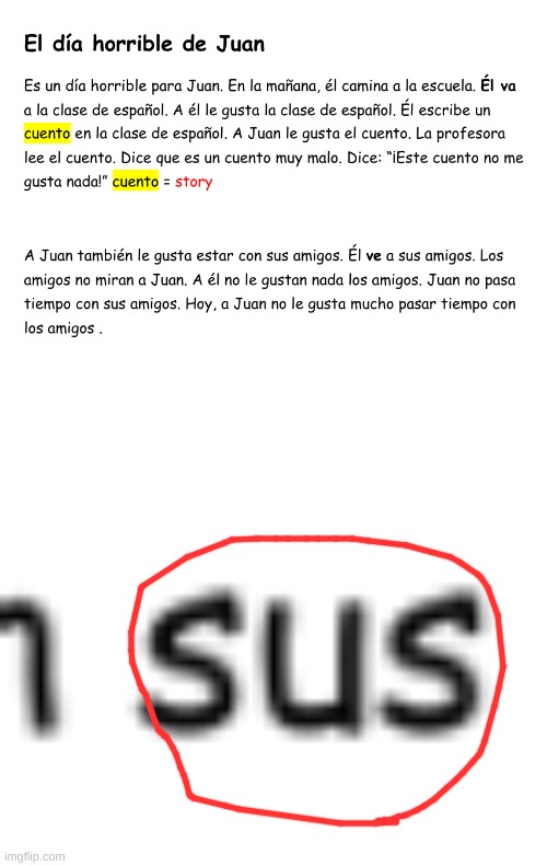 me in school be like: WHO IS SUS - Among Us