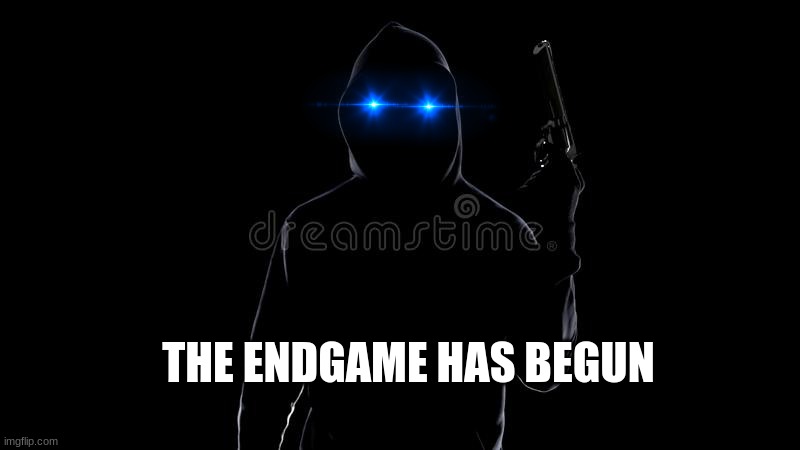 mr.unknown (me) | THE ENDGAME HAS BEGUN | image tagged in sir_unknown | made w/ Imgflip meme maker