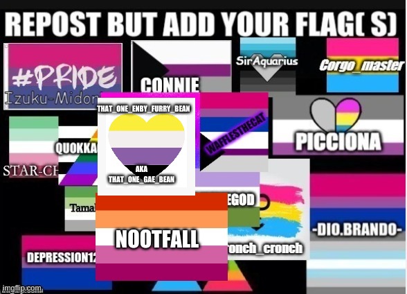if any of ya didnt know i changed my name | THAT_ONE_ENBY_FURRY_BEAN; AKA THAT_ONE_GAE_BEAN | made w/ Imgflip meme maker