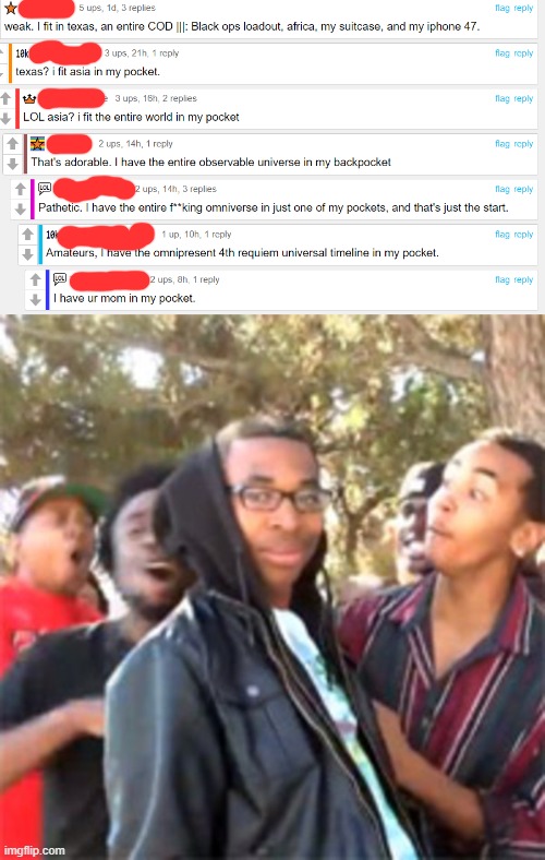 R O A S T E D | image tagged in black boy roast | made w/ Imgflip meme maker