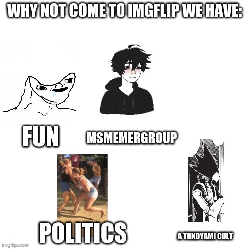 https://imgflip.com/m/fumikagetokoyamicult | A TOKOYAMI CULT | made w/ Imgflip meme maker