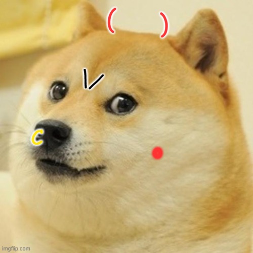 Evil doge | ); (; \/; C; o | image tagged in memes,doge,evil,cute dog | made w/ Imgflip meme maker