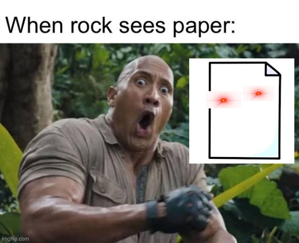 he is doomed | image tagged in memes,rock,the rock,funny,not funny,funny not funny | made w/ Imgflip meme maker
