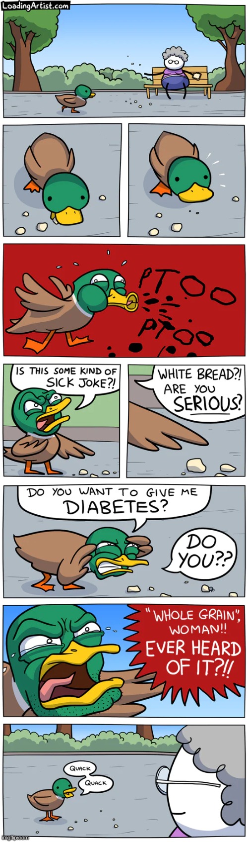 A duck's POV | image tagged in comics/cartoons,funny | made w/ Imgflip meme maker