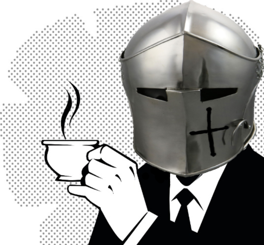 Coffee Crusader Blank Meme Template