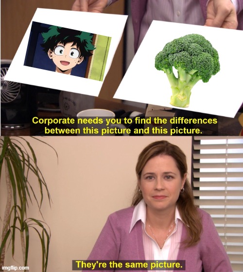 DEKU IT IS | image tagged in memes,they're the same picture | made w/ Imgflip meme maker