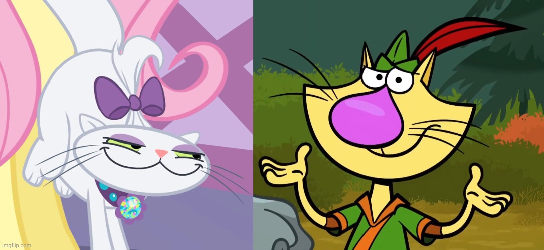 Cat-Ship | image tagged in smug opalescence mlp,confused nature cat 2,crossover,cats,animals | made w/ Imgflip meme maker