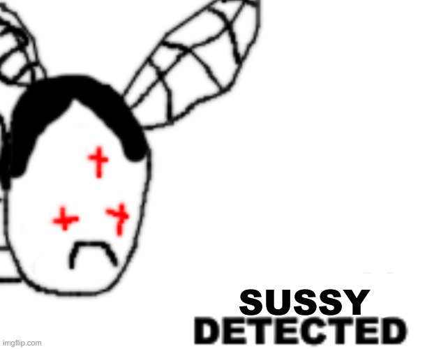 BLANK DETECTED | SUSSY | image tagged in blank detected | made w/ Imgflip meme maker