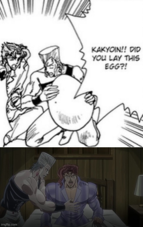 egg | image tagged in egg,jojo's bizarre adventure | made w/ Imgflip meme maker