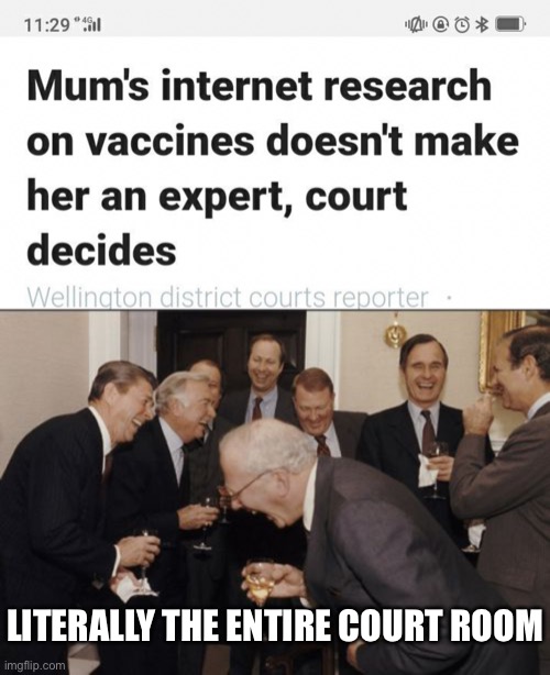 LITERALLY THE ENTIRE COURT ROOM | image tagged in memes,laughing men in suits | made w/ Imgflip meme maker