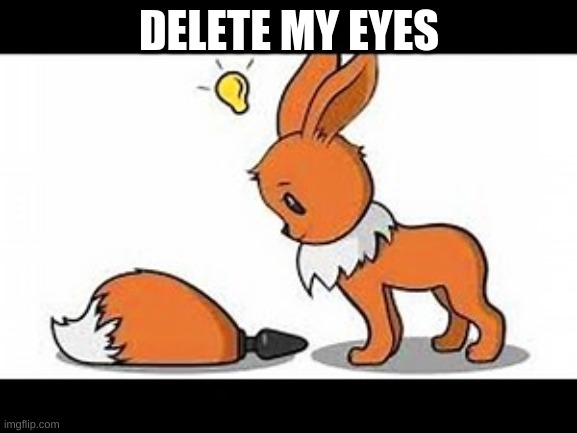 this is a youtube thumbnail- | DELETE MY EYES | made w/ Imgflip meme maker