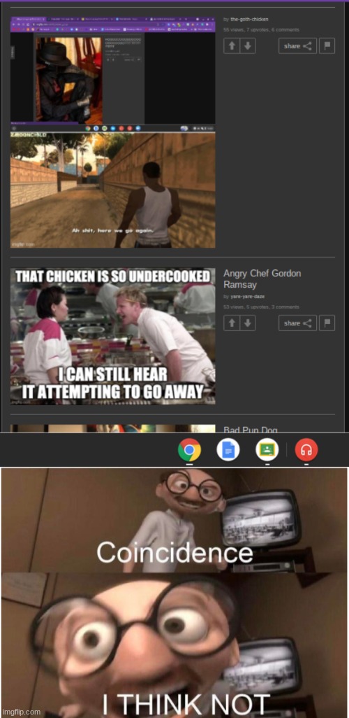 lol | image tagged in coincidence i think not | made w/ Imgflip meme maker