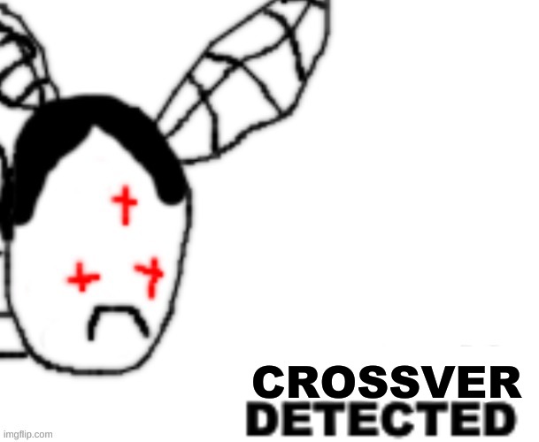 BLANK DETECTED | CROSSVER | image tagged in blank detected | made w/ Imgflip meme maker