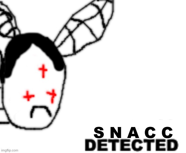 BLANK DETECTED | S N A C C | image tagged in blank detected | made w/ Imgflip meme maker