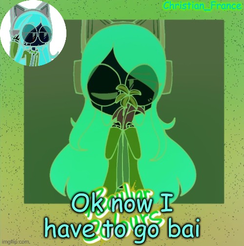 Bai | Ok now I have to go bai | made w/ Imgflip meme maker