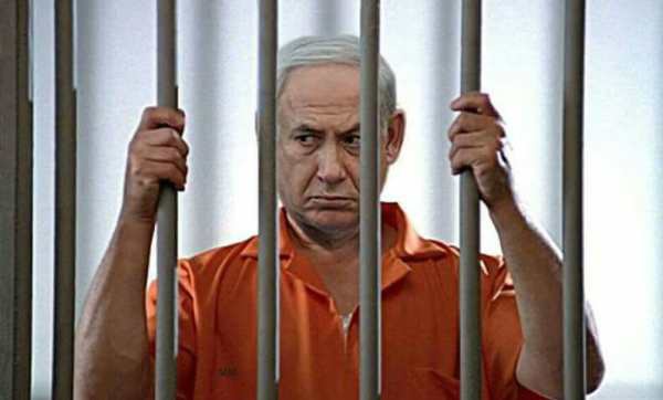 netanyahu in jail Blank Meme Template