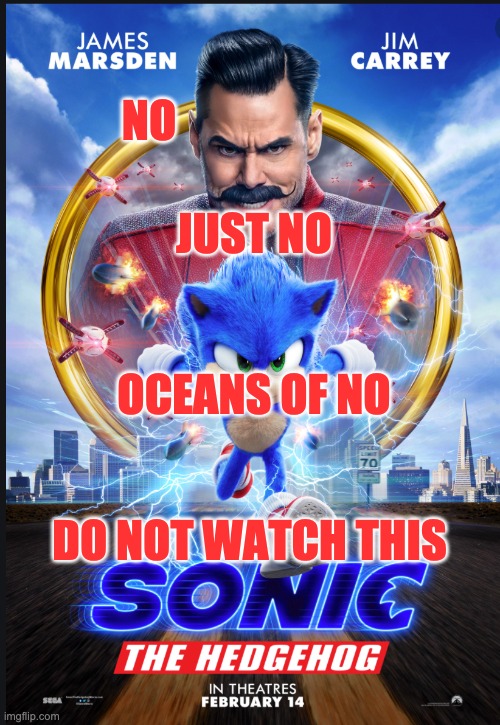 So bad, so joyless, so poorly animated . . . and I LIKED the video game | NO; JUST NO; OCEANS OF NO; DO NOT WATCH THIS | image tagged in movie,terrible,video game | made w/ Imgflip meme maker