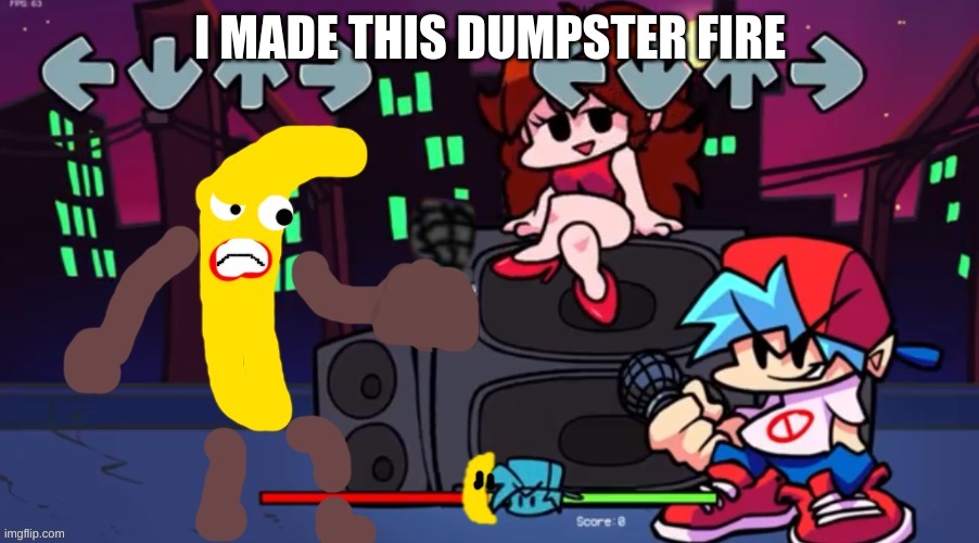 Vs JustJoeKing | I MADE THIS DUMPSTER FIRE | image tagged in vs justjoeking | made w/ Imgflip meme maker