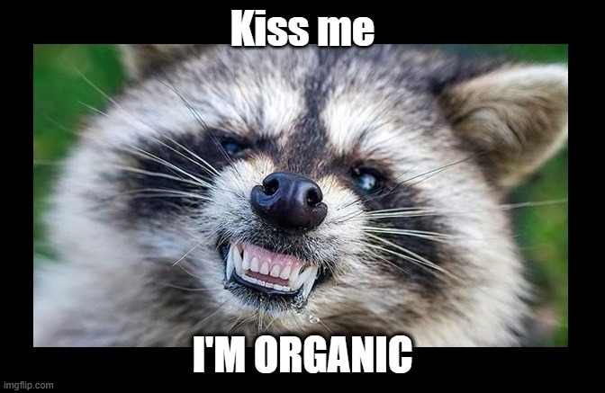 Not taking the jab | Kiss me; I'M ORGANIC | image tagged in covid vaccine,vaccines,shots,jab,mrna | made w/ Imgflip meme maker