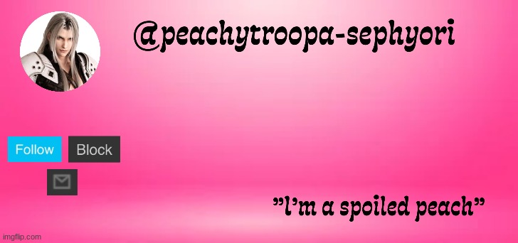 High Quality peachytroopa-sephiroth Blank Meme Template