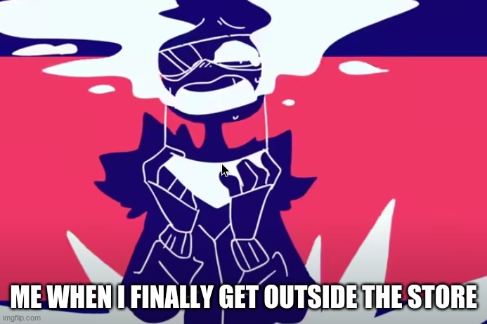 comment if you agree. no upvotes plz | ME WHEN I FINALLY GET OUTSIDE THE STORE | image tagged in countryhumans,face mask | made w/ Imgflip meme maker