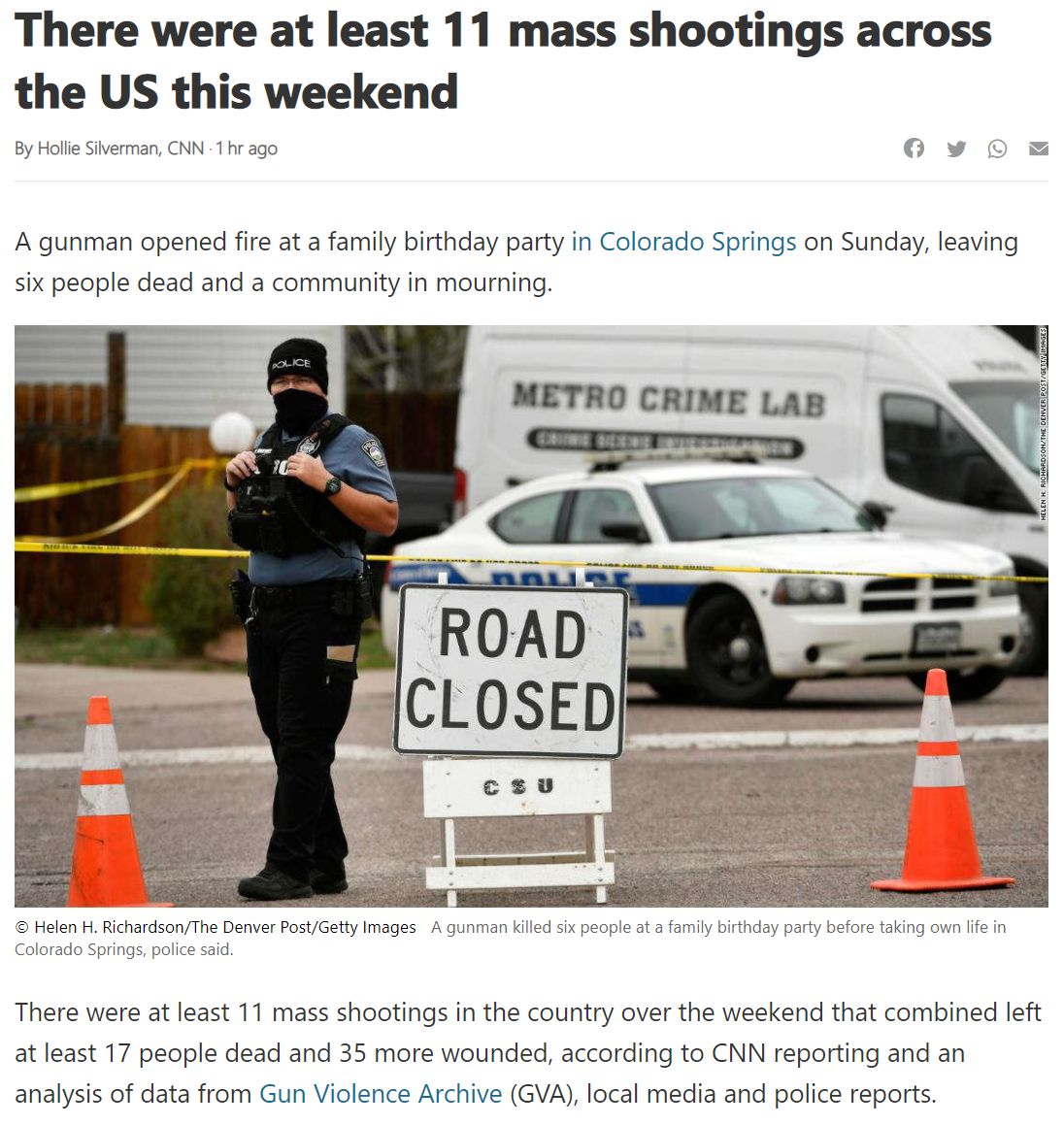 11 mass shootings Blank Meme Template