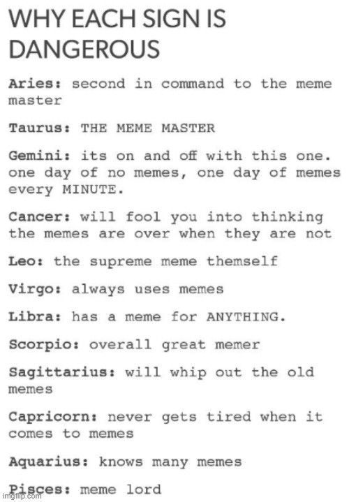 astrology pick up meme