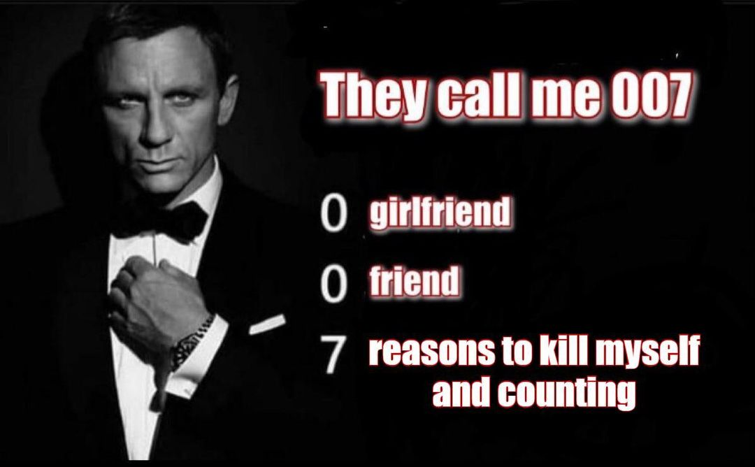 High Quality They Call Me 007 Blank Meme Template