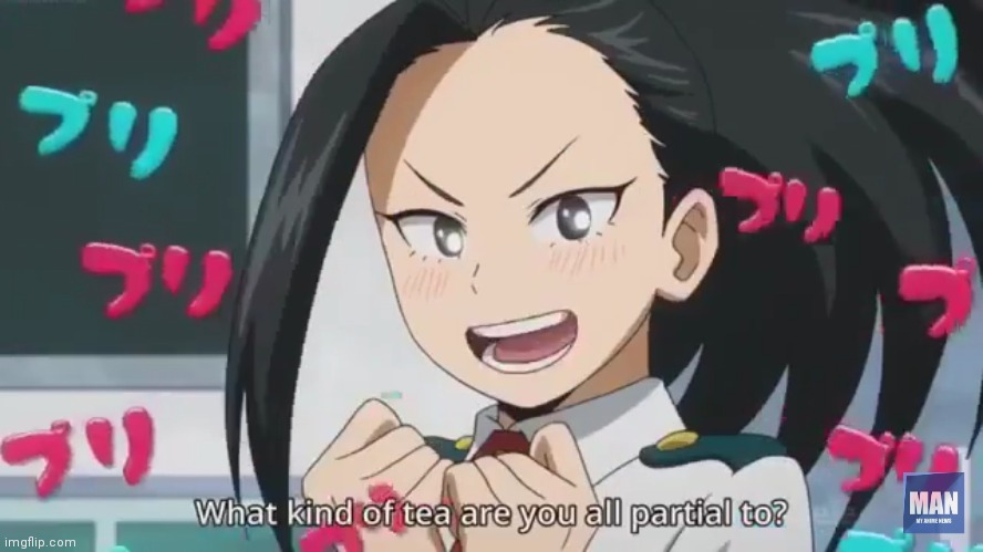 Go ahead and answer her question | image tagged in my hero academia,momo yaoyorozu | made w/ Imgflip meme maker